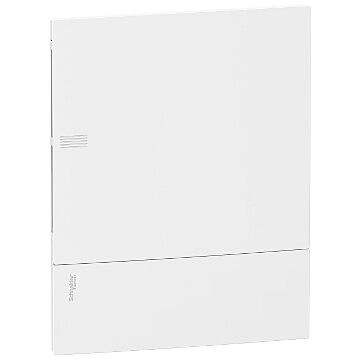 Resi9 mp - caja de distribución - empotrar - 2 filas - 24 mód.- puerta blanca