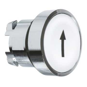 Harmony xb4 - cabezal pulsador  rasante blanco flecha