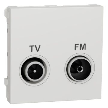 New unica toma tv-fm serie intermedia polar