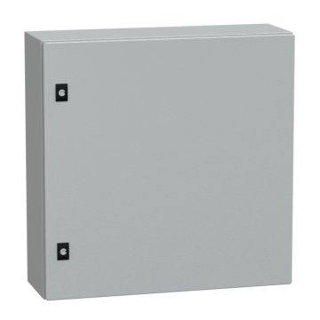 Spacial crn con puerta ciega sin placa de montaje alt600xanch600xprof200; ip66; ik10; ral7035