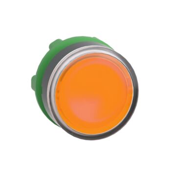 Cabeza  pulsador  luminoso rasante retorno led amar