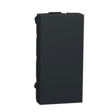 New unica tapa ciega 1 mod. antracita