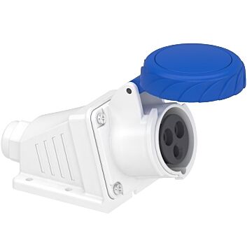 Toma de pared pk patrika tornillo 16 a ip67 220 v 2p+t 50-60 hz