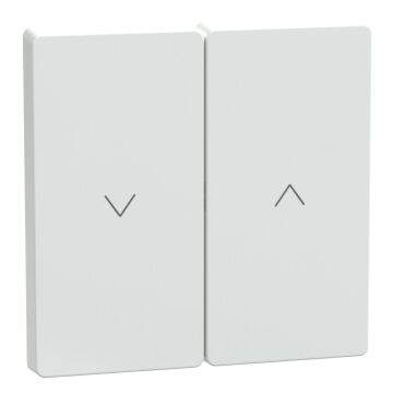 Tecla, teclad-life, for roller shutter switch and push-button, blanco artico