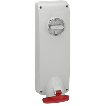 Unika interlocked socket - 63 a - 3p + n + e - 380...415 v ac - ip65 - panel