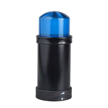 Unidad iluminada - flash de 5 joules- azul - 24 v ac dc