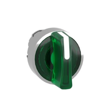 Cabeza selector luminoso  3 posiciones   verde