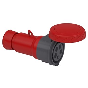 Pratika wander socket - straight - 32 a - 3p + n + e - 380...415 v ac - ip67