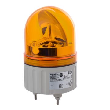 84mm baliza giratoria naranja 24vac-dc