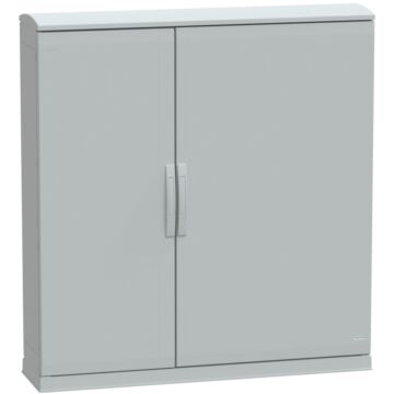 Armario de poliéster, panelset plazt, con parte inferior abierta y tejadillo ventilado1250x1250x320 ip44