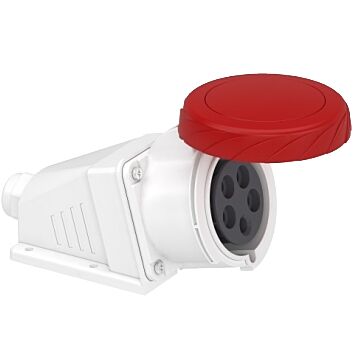 Toma de pared pk tornillo 32 a ip67 380 v 3p+n+t50-60 hz