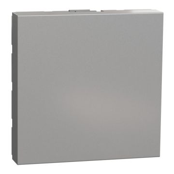 New unica tapa ciega 2 mod. aluminio
