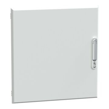 Puerta plena, prismaset g, ip30, 600mm (an.) x 630mm (alt.), 12 módulos, blanca, ral 9003