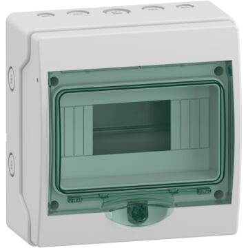 Mini kaedra - caja estanca - superficie - 1 fila - 8 mód. - ip65