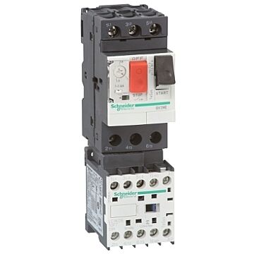 Arrancador de combinación dol - tesys gv2-me - 1,6-2,5 a - 24 vcd - antip
