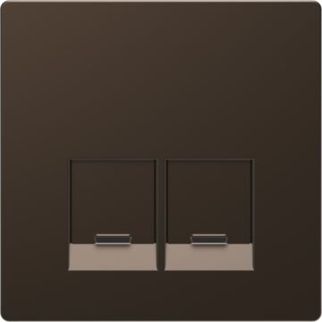 Tapa rj45 doble d-life moca