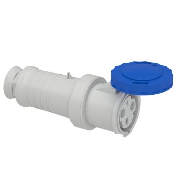 Toma móvil industrial - 63 a - 2 polos +t - 200-250 v ca - ip 67