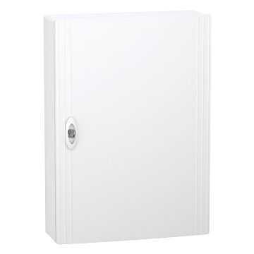 Envolvente modular, prismaset xs, 3 filas 18 módulos , superficie, puerta blanca