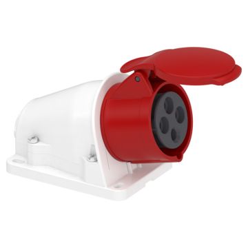 Toma de pared pk patrika fast 16 a ip44 380 v 3p+t 50-60 hz