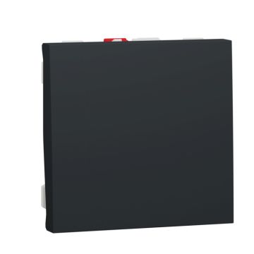 New unica interruptor 2 mod antracita