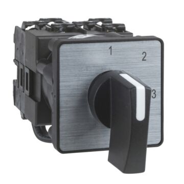Conmutador de levas - 2 polos - 90° - 20 a - montaje con tornillos