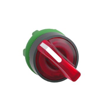 Cabeza selector luminoso  2 posiciones   rojo