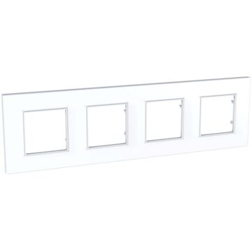 Marco 4 elementos serie única quadro blanco polar