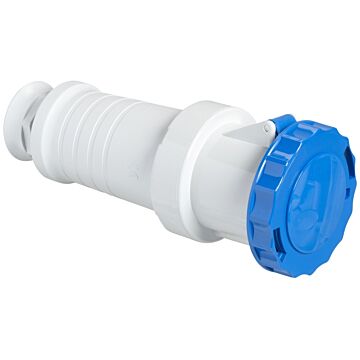 Pratika wander socket - straight - 125 a - 2p + e - 200...250 v ac - ip67