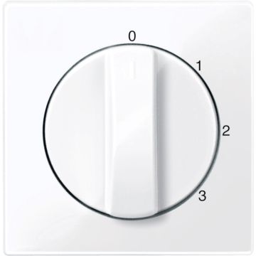 Tapa interruptor rotativo elegance blanco activo