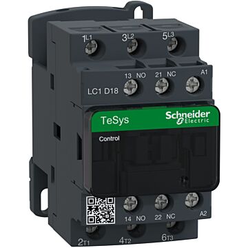 Contactor tesys d - 3p(3 na) - ac-3 - <= 440 v 18 a - 230 v ca bobina