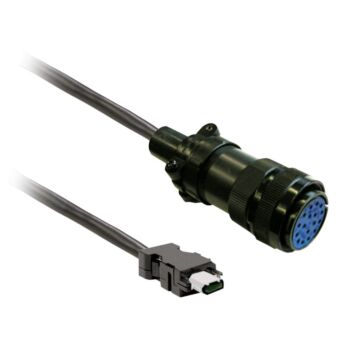 Cable de encoder 3m blindado, ligador mil for bch2.h/.m/.r, ficha cn2