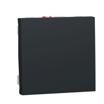 New unica pulsador 2 mod antracita