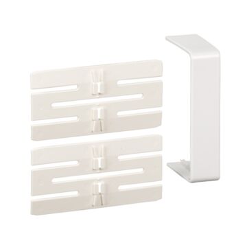 Optiline 45 canal - conjunto de unión - pce - 95x55 mm - blanco polar