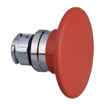 Cabeza pulsador  seta 60mm rojo
