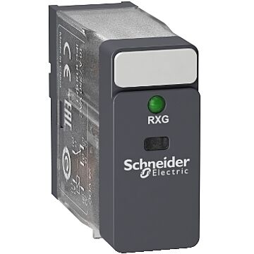 Interface plug-in relay - zelio rxg - 1 c/o sty ard - 24 v dc - 10 a - with led