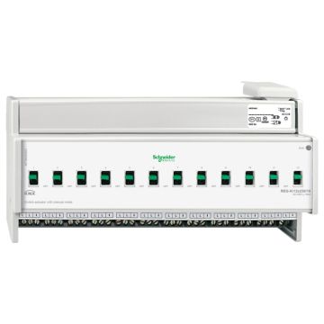 Knx - actuador binario carril din 12 canales 230 v 16 a