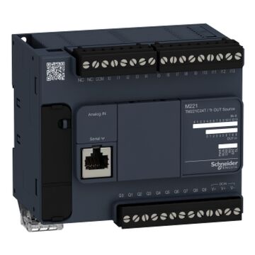 Controlador modicon m221 24 es de tipo transistor pnp