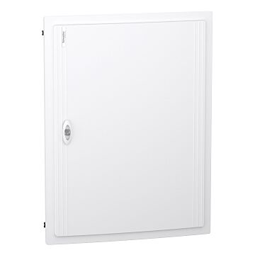 Envolvente modular, prismaset xs, 24 módulos 4 filas, empotrar, puerta blanca