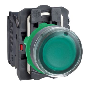 Pulsador luminoso   na+nc  verde