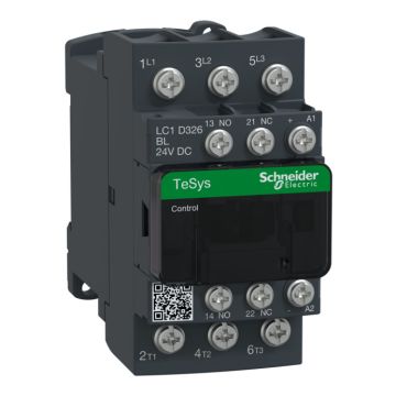 Contactor tesys d - 3p(3 na) - ac-3 - <= 440 v 32 a - 24 v cc bobina