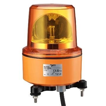 130mm baliza giratoria naranja 230vac ip67