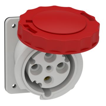 Pratika base de empotrar con salida inclinada - 63a - 3p+t- 380...415 vca ip67