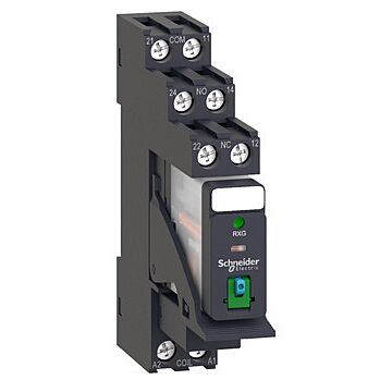 Relé rxg con ltb + led y zócalo,2nanc 10a 24vdc con diodo