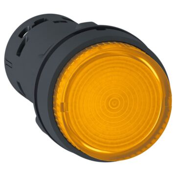 Pulsador  luminoso  led pulsador   naranja na 24v