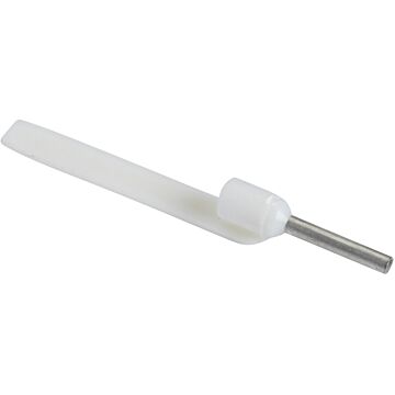 Puntera hueca de crimpado con marcador, tamanho médio, 0,5 mm² - blanco