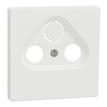 Carátula toma r-tv/sat d-life blanco mate