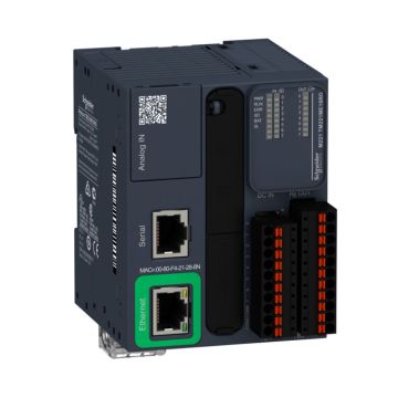 Controlador modicon m221 modular con ethernet 16 es de tipo relé resorte