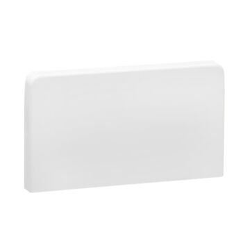 Optiline 45 canal - tapa final - 95x55 mm - pvc - blanco polar