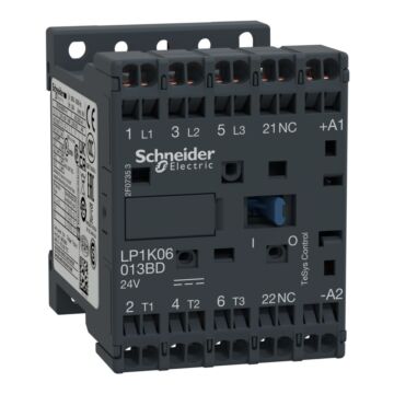 Contactor tesys k - 3p(3 na) - ac-3 - <= 440 v 6 a - 24 v bobina cc