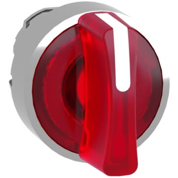 Cabeza selector luminoso  3 posiciones   rojo